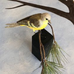 Papiermaché Gebirgsstelze 